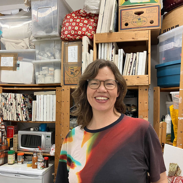 Ehryn Torrell in her studio for International Women's Day