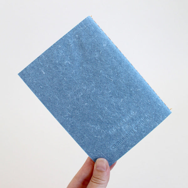Mark+Fold for Community Clothing A6 Notebook Blue