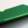 Neon thread detail, Mark+Fold hand-bound exercise book in green