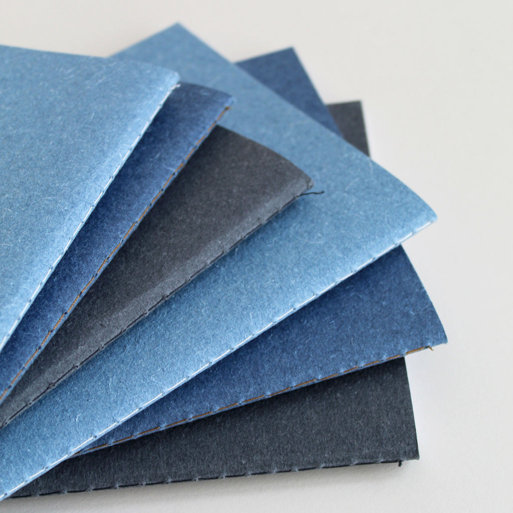 Notebooks in Indigo, Blue and Black