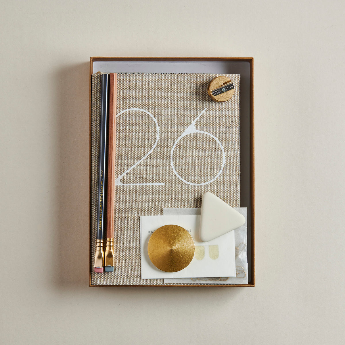 Ultimate Stationery Gift Set | Linen Natural | MARK+FOLD