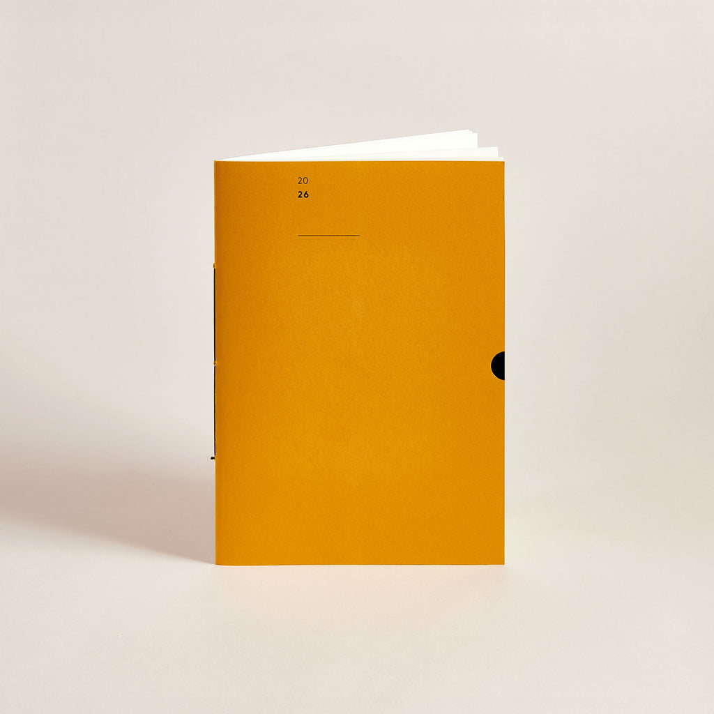 A5 Mustard 2026 Monthly Planner