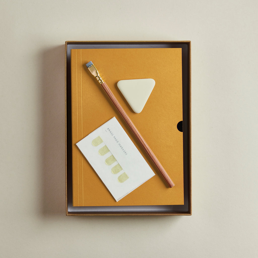 Notebook Box Set Notebook Gift Box | Mustard | MARK+FOLD