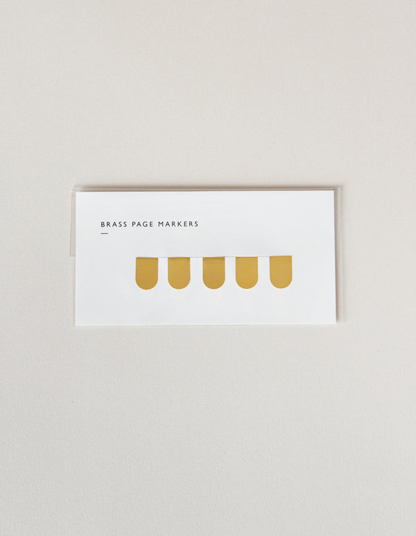 Mark+Fold Brass page markers