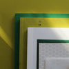 Close-up of the Spring Greens Stationery Set