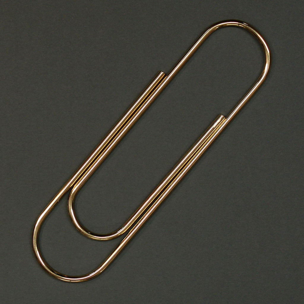 Paperclip Solid Carl Auböck Giant Brass Paperclip | MARK+FOLD