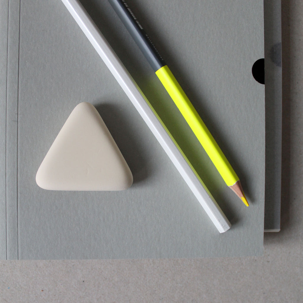 Neon Gift Box, Stationery Gift Box from Mark+Fold, luxury stationery, layflat notebook, fluoro, fluorescent, blackwing pearl