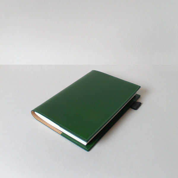 Mark+Fold and Doe Leather, removable notebook diary cover, made in Walsall UK