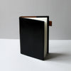 Removable Leather notebook cover in black by Doe and Mark+Fold