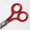 red penco scissors, minimal modern scissors stationery